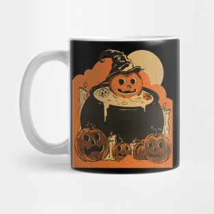 Vintage Pumpkin Witches Brew Mug